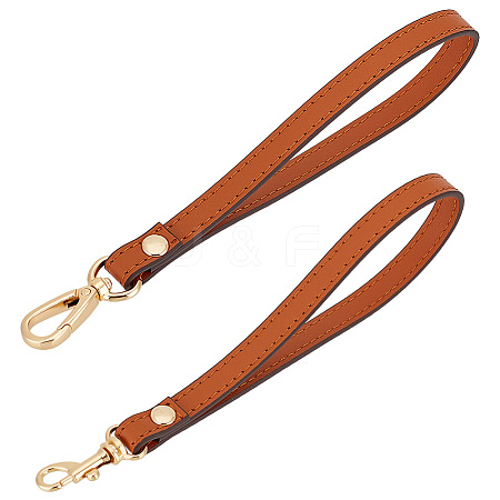   2Pcs 2 Style Leather Bag Wristlet Straps FIND-PH0017-27B-1