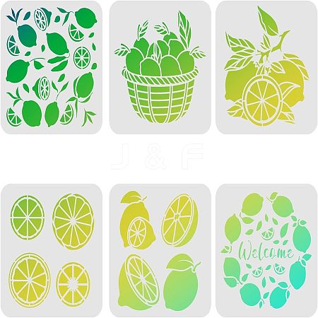 PET Hollow Out Drawing Painting Stencils Sets DIY-WH0172-458-1