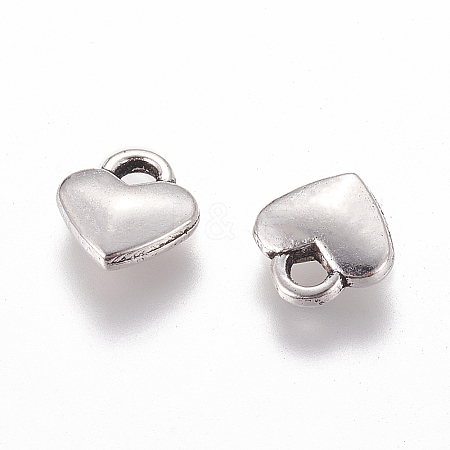 Tibetan Style Alloy Heart Charms LS-TIBEP-LFH260Y-FF-1