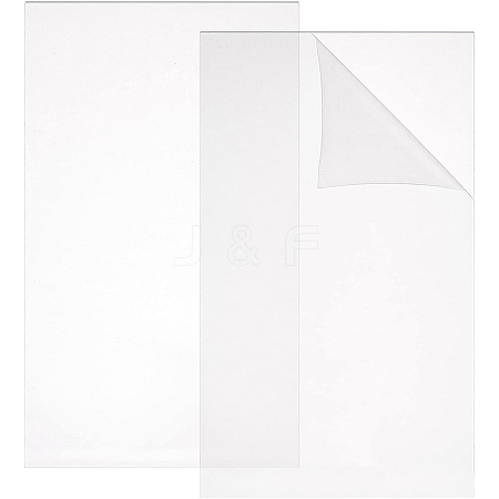 Transparent Acrylic Plates DIY-WH0016-54A-1