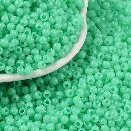 Opaque Acrylic Beads SACR-A007-01B-23-1