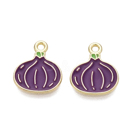 Alloy Enamel Pendants ENAM-Q003-03G-1