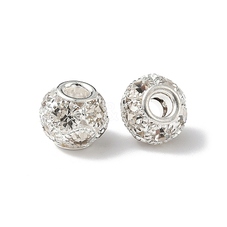 Brass Rhinestone Beads KK-A267-03C-01S-1