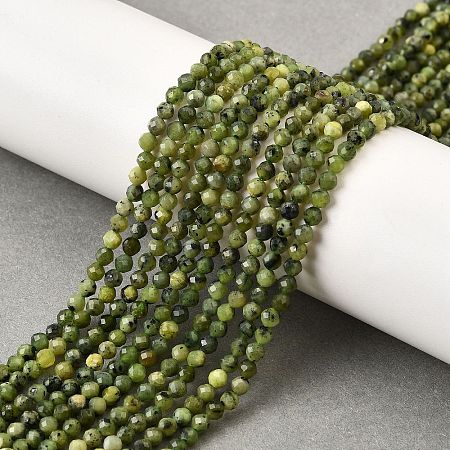 Natural Canadian Jade Beads Strands G-G259-D01-3mm-1