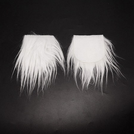Artificial Wool Beards AJEW-WH0258-091-1