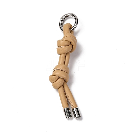 Imitation Leather Keychain KEYC-K023-02P-10-1