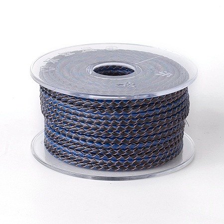 Braided Cowhide Cord WL-I004-3mm-B-17-1