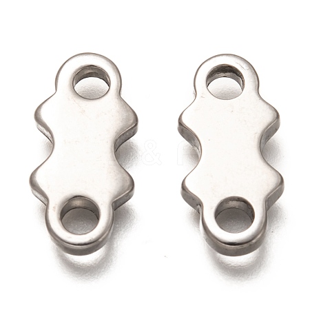 Non-Tarnish 201 Stainless Steel Links Connectors STAS-Z031-13P-1