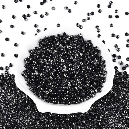 Transparent Inside Colours Glass Seed Beads SEED-T007-19A-01-1