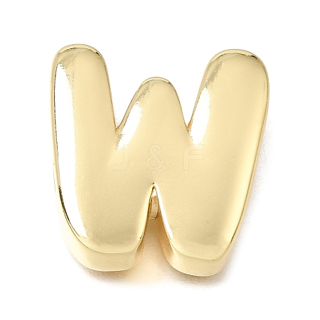 Brass Slide Charms KK-E802-33G-W-1
