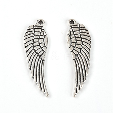 Tibetan Style Alloy Pendants TIBEP-WH0003-06AS-1