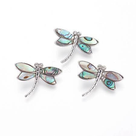 Abalone Shell/Paua Shell Pendants LS-SSHEL-L008-71P-1