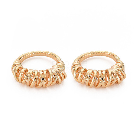 Brass Hollow Finger Rings for Women RJEW-S048-001-NF-1