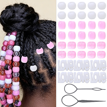 1Bag Plastic Hair Braiding Tool FIND-PA0001-60-1