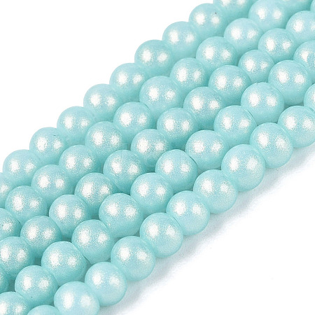 Baking Paint Glass Pearl Beads Strands LS-DGLA-ZX001-05B-11-1