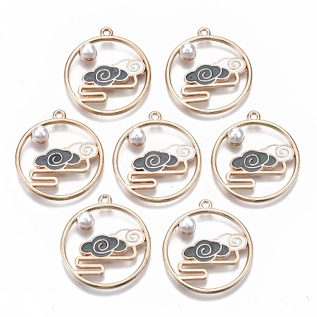 Chinese Style Alloy Pendants LS-RESI-R431-04B-RS-1