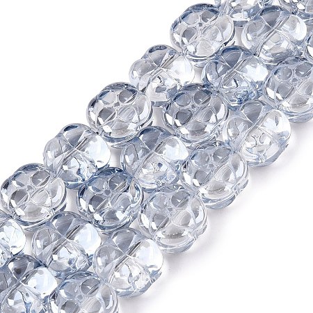 Electroplate Glass Beads Strands EGLA-T021-06I-1