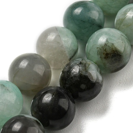 Natural Emerald Quartz Beads Strands G-A219-A02-02-1