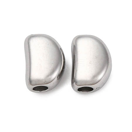 304 Stainless Steel Beads STAS-C128-02A-P-1