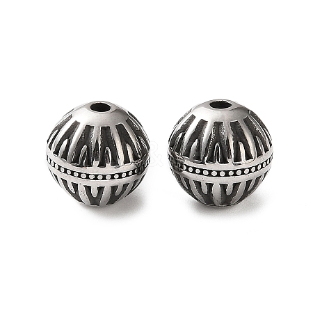 304 Stainless Steel Beads SA-CBA043D-01D-AS-1