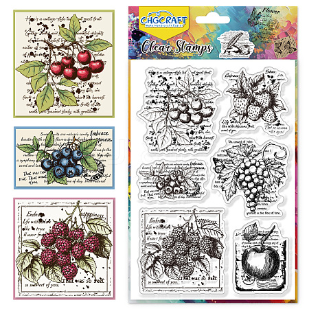 PVC Plastic Clear Stamps DIY-WH0631-0748-1