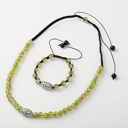 Fashion Jewelry Sets SJEW-JS00090-11-1