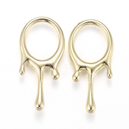 Alloy Jewelry Linking Rings PALLOY-Z001-31LG-1