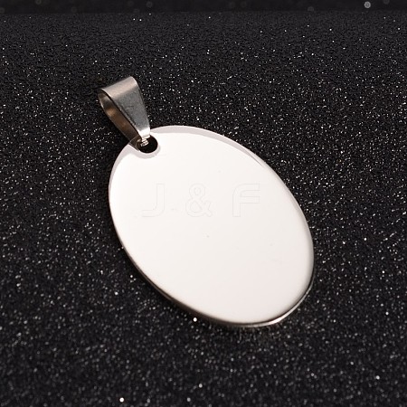 201 Stainless Steel Stamping Blank Tag  Pendants STAS-I032-178-1
