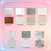 Waterproof Reflective Plastic Mirror Stickers DIY-WH0668-001-5
