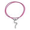 Waxed Cotton Cord Necklace Making LS-MAK-S034-010-3