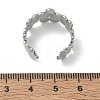 304 Stainless Steel Cuff Open Ring Setting SA-CBA37BC-06P-3