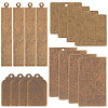 SUNNYCLUE 40Pcs 4 Style Metal Tags KK-SC0002-08-2