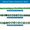 Yilisi 3 Strands 3 Style Natural Green Aventurine Beads Strands G-YS0001-07-4