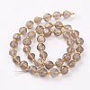 Natural Grey Agate Beads Strands G-A030-B32-8mm-2
