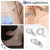 9Pcs 9 Style 925 Sterling Silver Clasps STER-BBC0001-17A-6