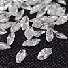 Cubic Zirconia Pointed Back Cabochons ZIRC-M003-4x2mm-007-1