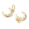 Brass Micro Pave Cubic Zirconia Pendants KK-D386-15G-02-2