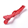 Plastic Alligator Hair Clips OHAR-WH0016-09A-2