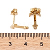 Ion Plating(IP) 304 Stainless Steel Stud Earrings FIND-Q103-01T-G-3