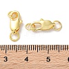 Rack Plating Brass Lobster Claw Clasps KK-F090-24G-02-3