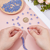 2 Strands Transparent Glass Beads Strands GLAA-HS0001-12C-3