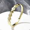 Ion Plating(IP) 304 Stainless Steel Hinged Bangles for Women BJEW-A011-15G-1