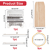 Wood Knitting Looms TOOL-WH0051-11-2