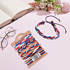 Leather Cord Braided Bracelets Set for Men Women BJEW-CL0001-43A-3
