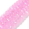 Baking Electroplate Glass Beads Strands LS-DGLA-A039-J10mm-B18-1