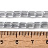 Electroplate Glass Beads Strands EGLA-D031-01-28-4