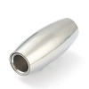 304 Stainless Steel Magnetic Clasps with Glue-in Ends STAS-O148-05A-P-2