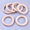Unfinished Wood Linking Rings LS-WOOD-F002-01-65mm-1
