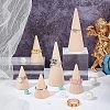 12Pcs 3 Style Wooden Ring Displays RDIS-NB0001-05-2