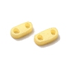 2-Hole Baking Paint Glass Seed Beads SEED-S023-17A-12-2